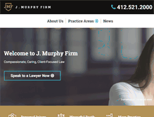 Tablet Screenshot of jmurphyfirm.com